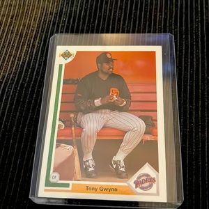 Baseball card tony gwynn upper deck 1991